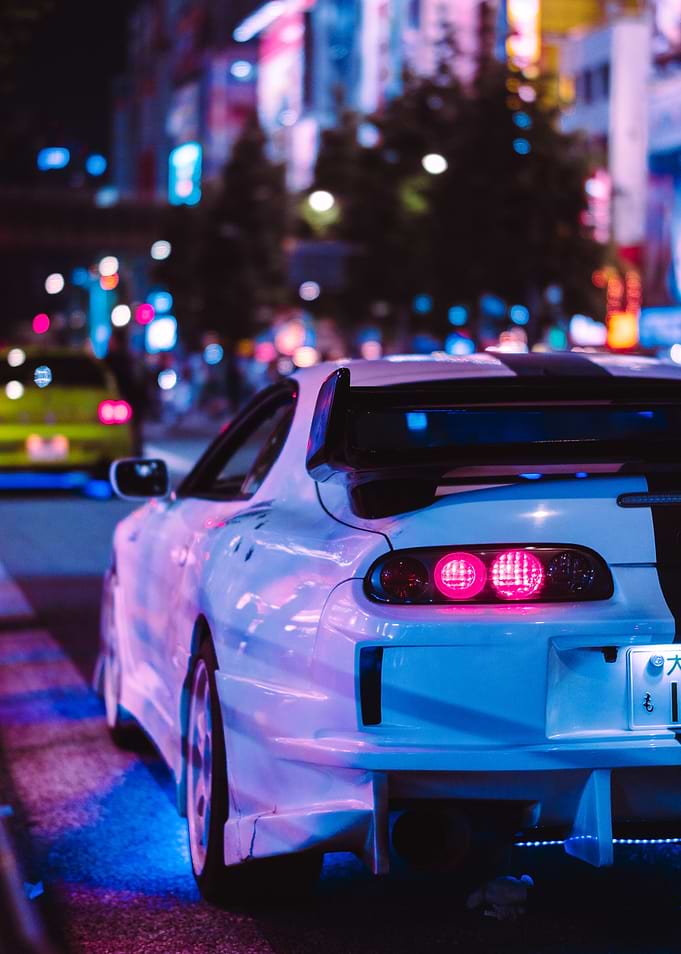 Cyberpunk Neo Tokyo Toyota Supra