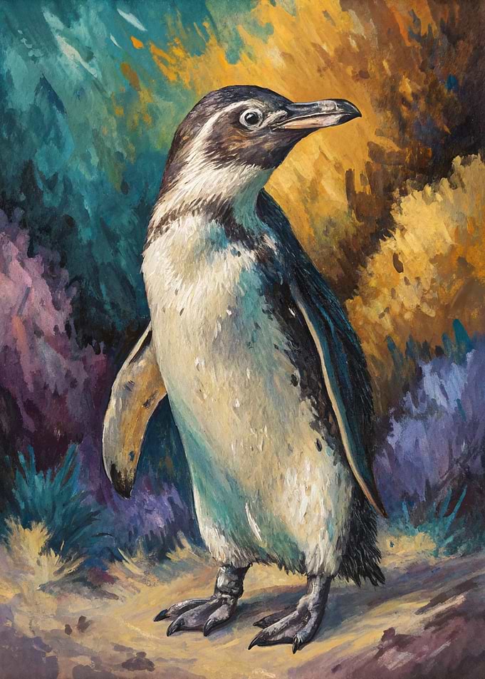 Painting of a Penguin