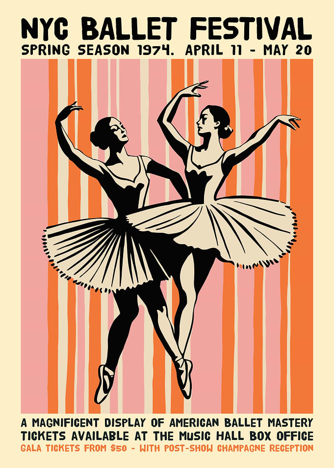 NYC Ballet Festival Poster