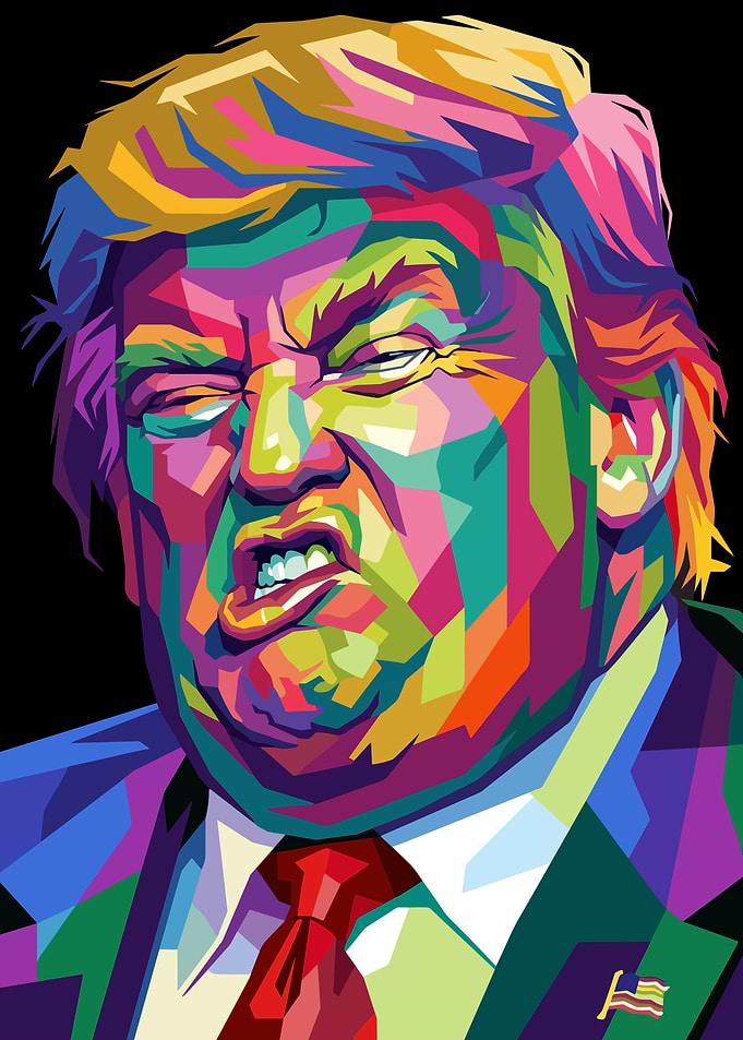 Donald Trump Pop Art Portrait