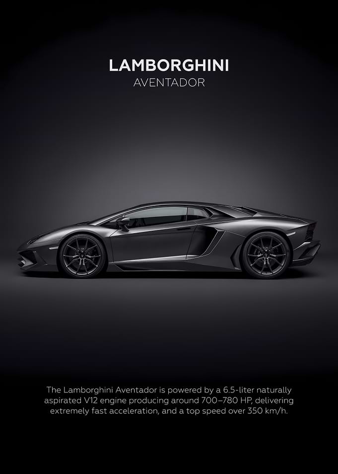 Lamborghini Aventador Side Profile