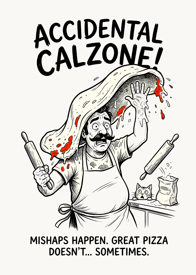 Accidental Calzone Mishap