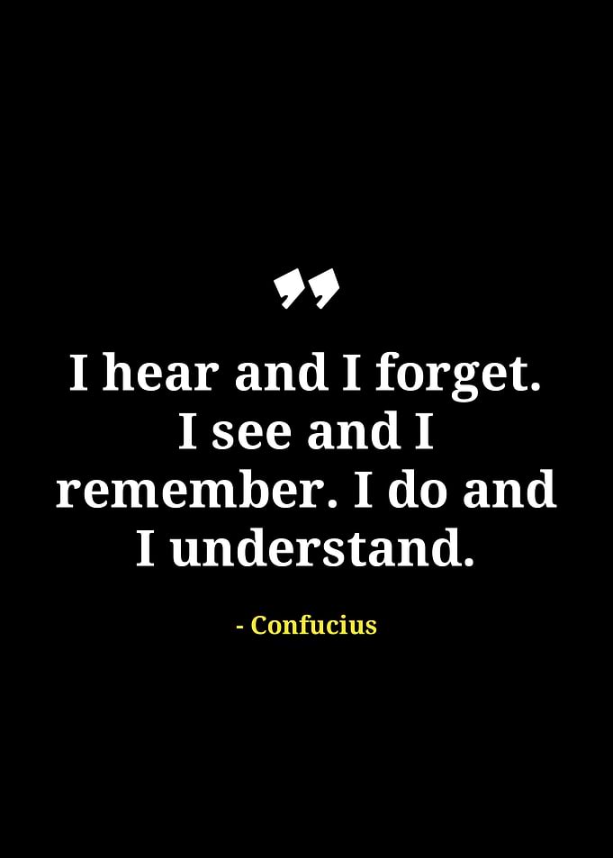 Confucius quote on learning