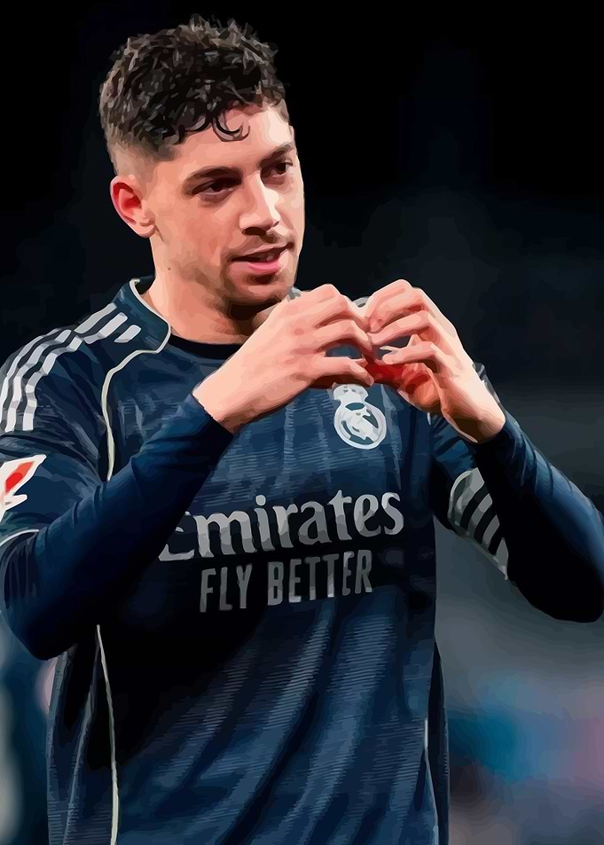 Football Player Making Heart Gesture