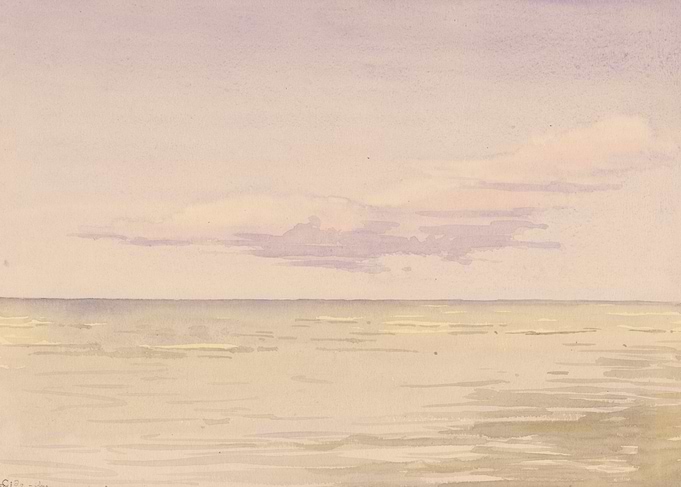 Seascape with Clouds