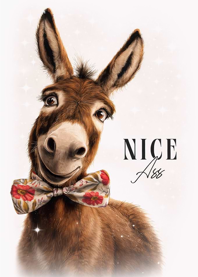 Donkey with Bowtie