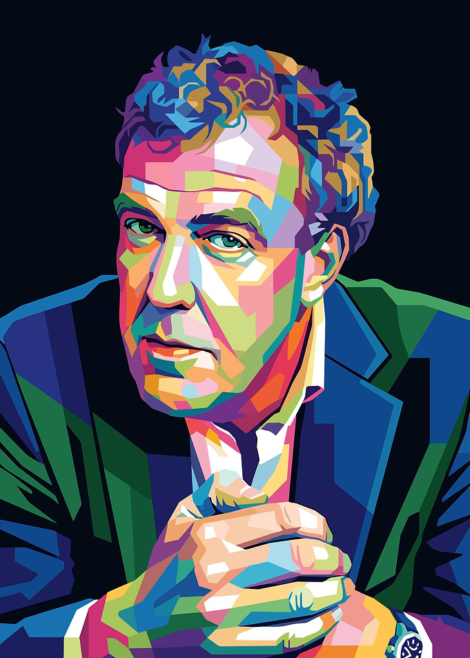 Jeremy Clarkson Pop Art Portrait