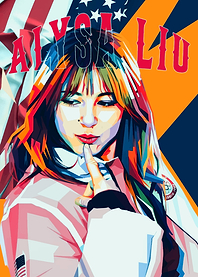 Alysa Liu Pop Art Portrait