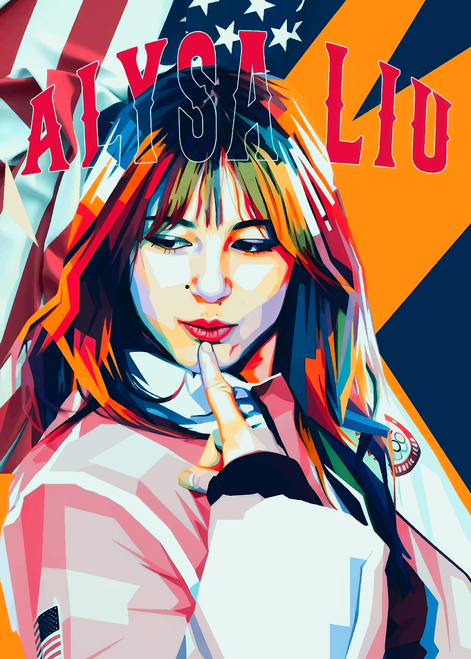 Alysa Liu Pop Art Portrait