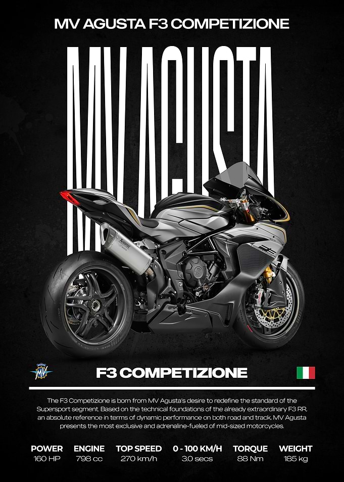 MV Agusta F3 Competizione Motorcycle