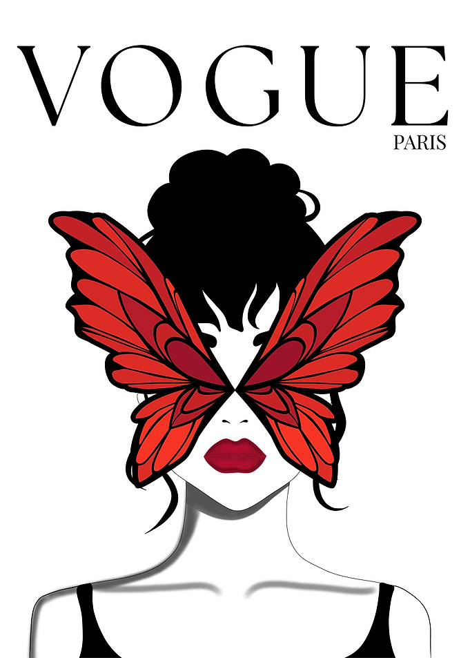 Vogue Paris Butterfly Mask Fashion