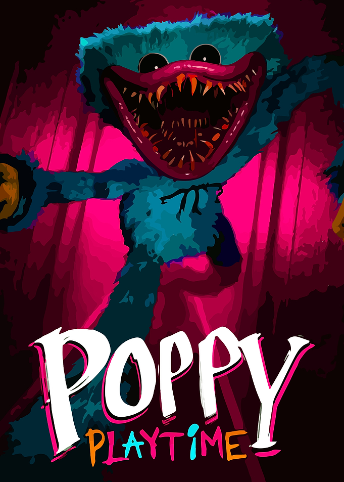 Poppy Playtime Huggy Wuggy Poster