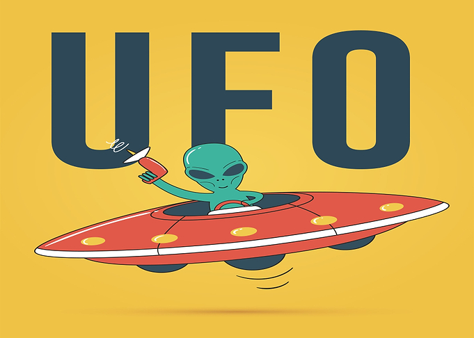 Alien in a UFO