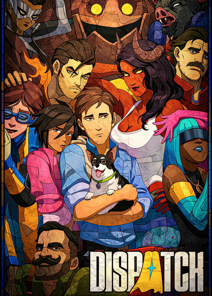 Dispatch Comic Art Poster