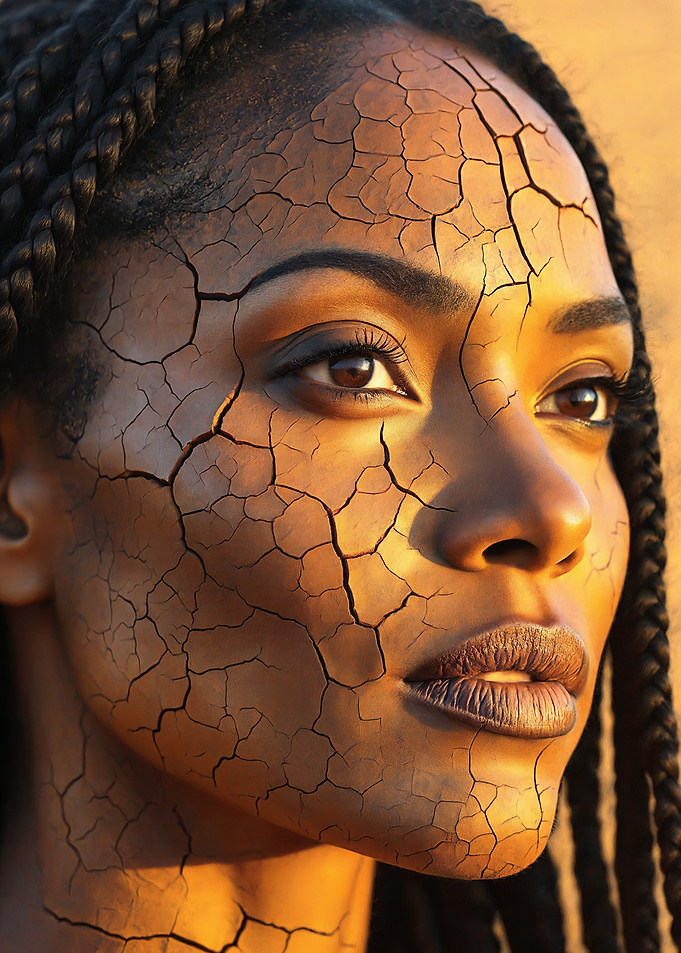 Cracked Skin Portrait