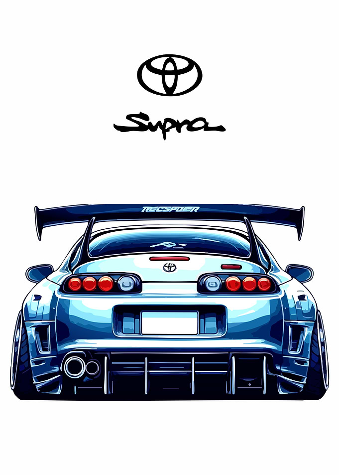 Toyota Supra Rear View