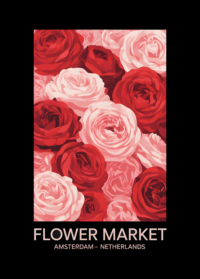 Flower Market Poster