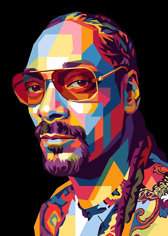 Snoop Dogg Pop Art Portrait