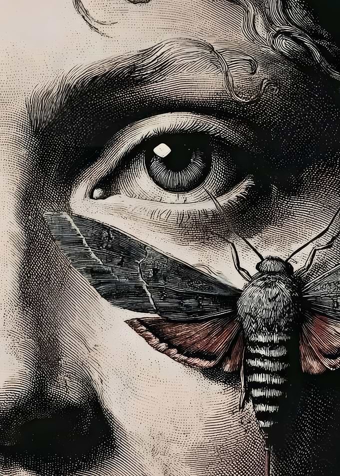 Moth on a Face