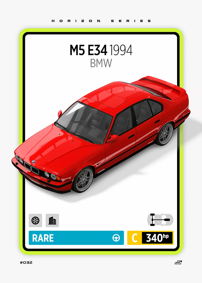 1994 BMW M5 E34 'Horizon Series' Card