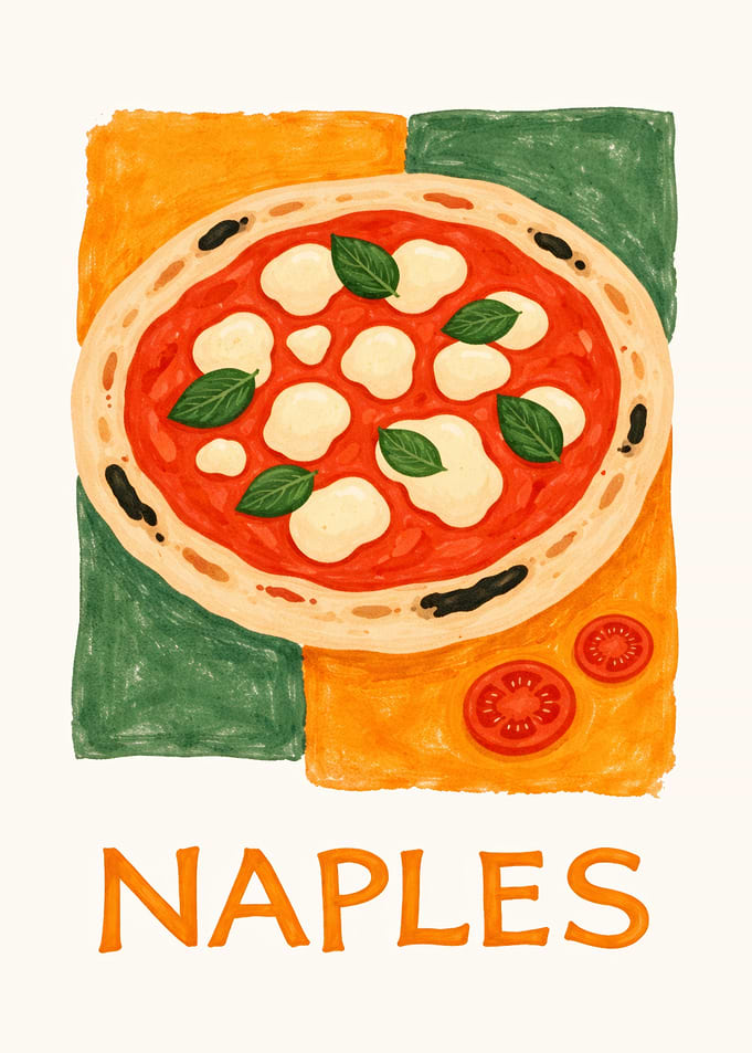 Naples Pizza Wall Art