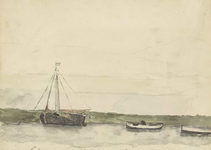 Boats on a Calm Waterway