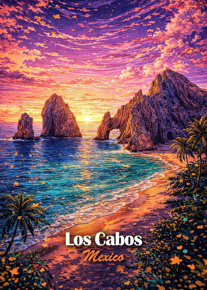 Los Cabos Mexico Sunset Arch