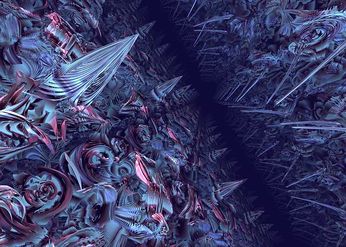 Between Diagonal - Fractal Landscapes