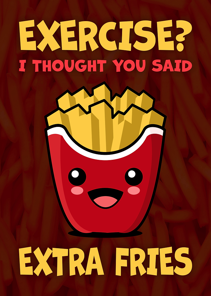 Funny Fries Sign