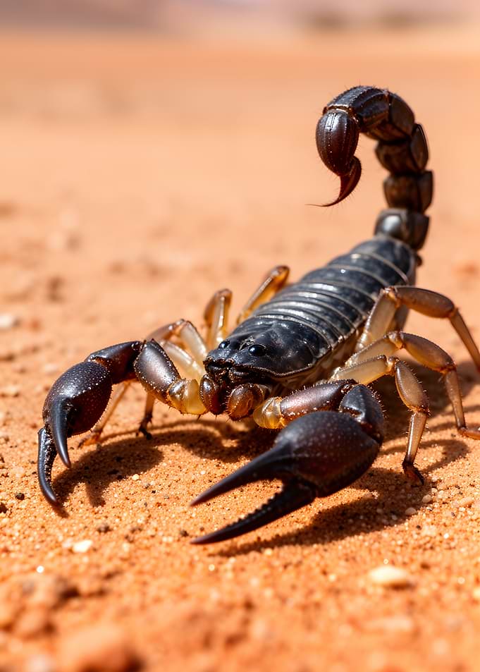 Scorpion on Sand