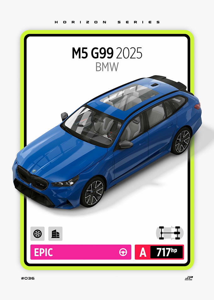 BMW M5 G99 2025 Horizon Series Card