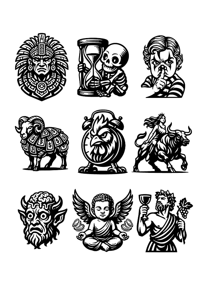 Mythological and Symbolic Illustrations