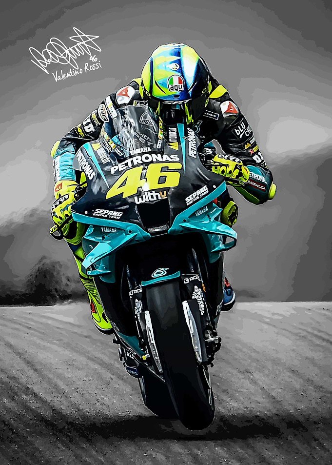 Valentino Rossi Motorcycle Racing