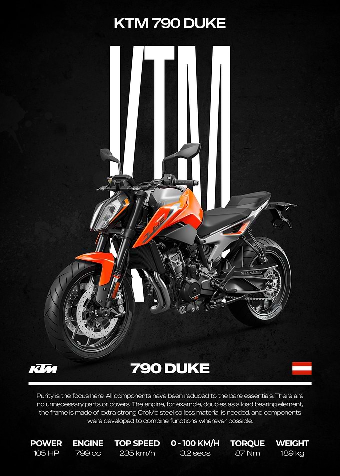 KTM 790 Duke Motorcycle
