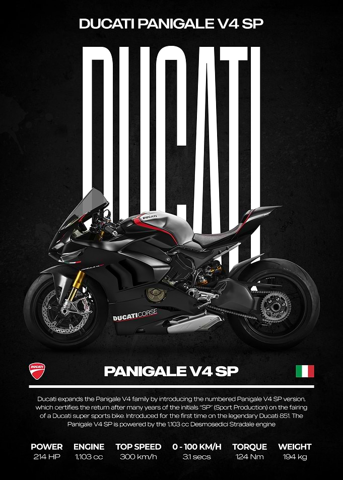 Ducati Panigale V4 SP Motorcycle