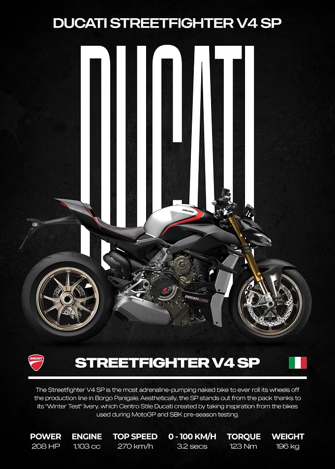 Ducati Streetfighter V4 SP Motorcycle