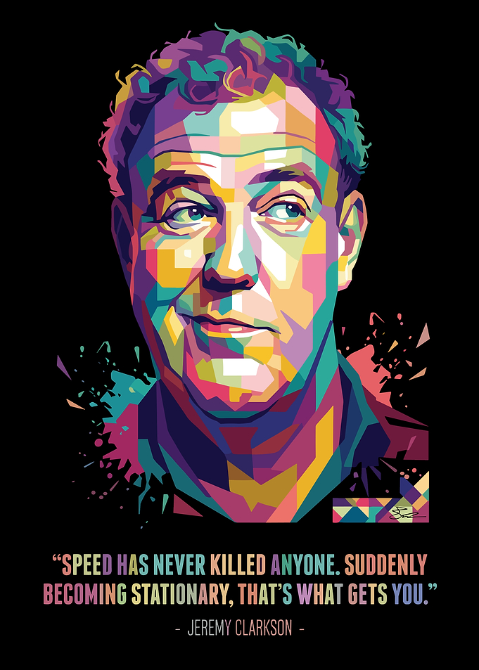 Jeremy Clarkson Pop Art Portrait