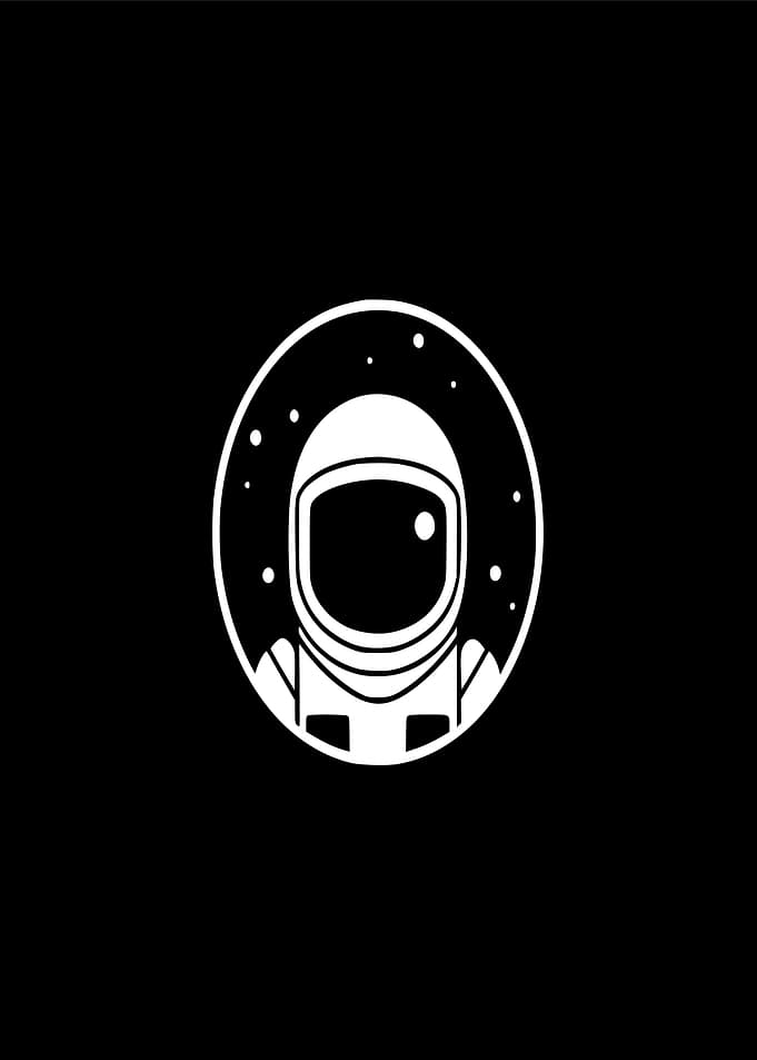 Astronaut in Space Icon
