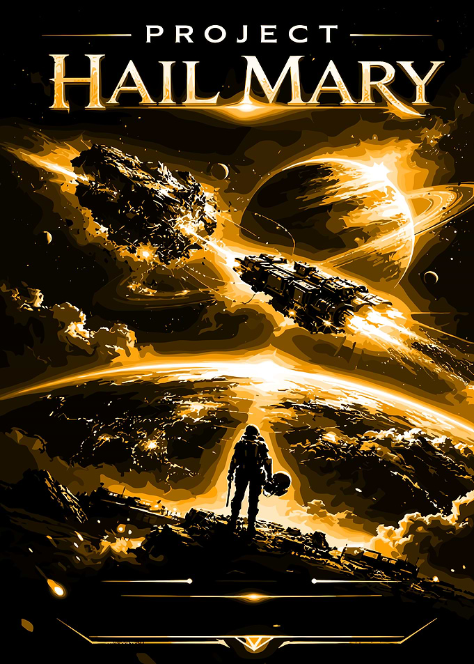 Project Hail Mary Sci-Fi Art