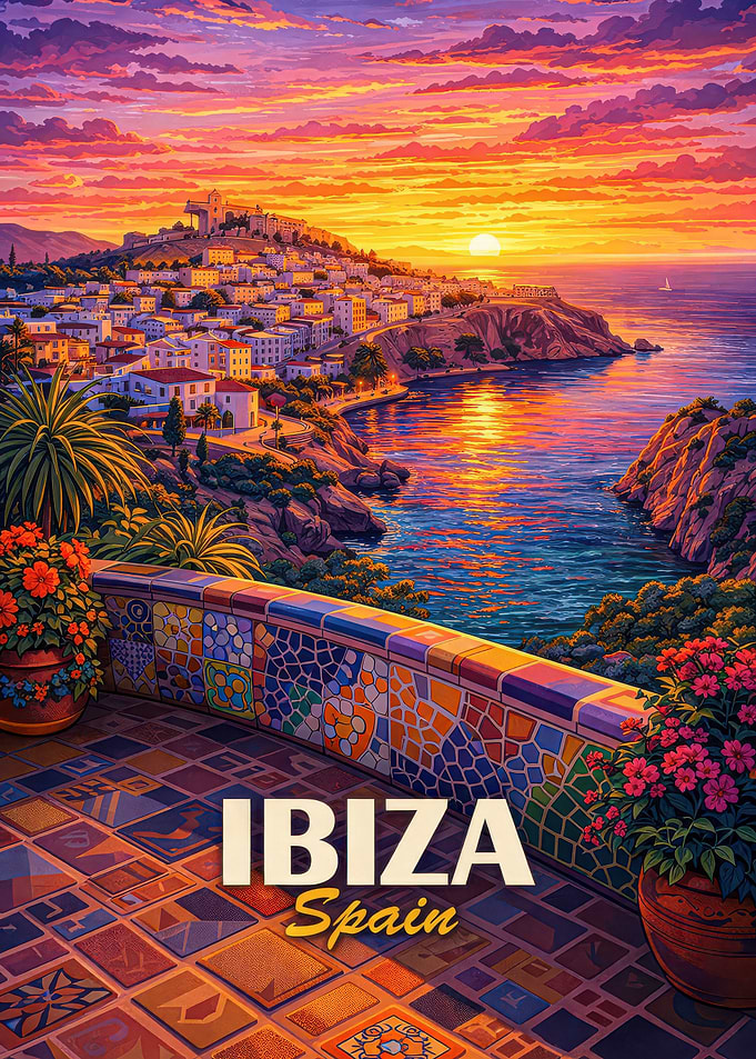 Ibiza Spain Sunset