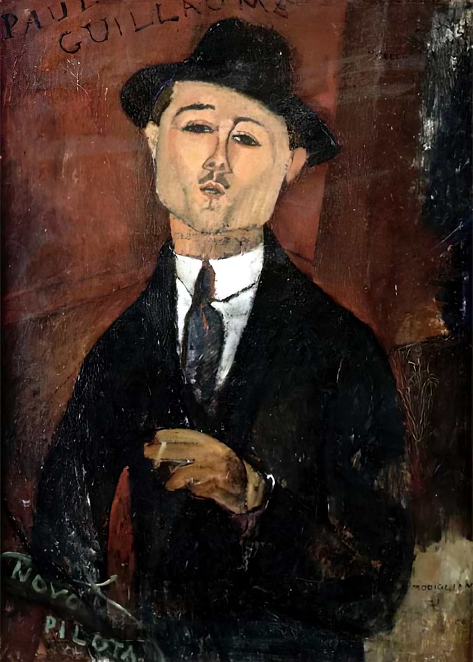 Portrait of Paul Guillaume, amedeo modigliani art