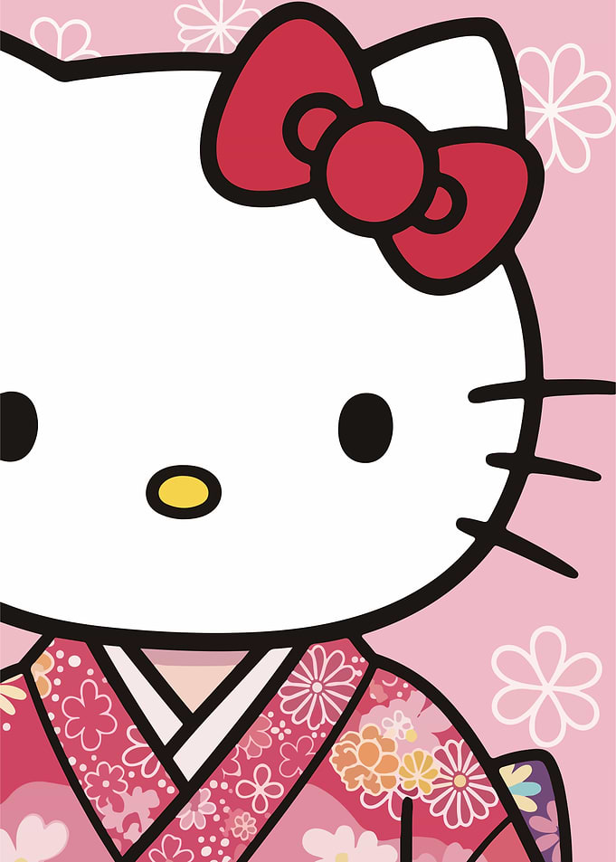 Hello Kitty in a Kimono
