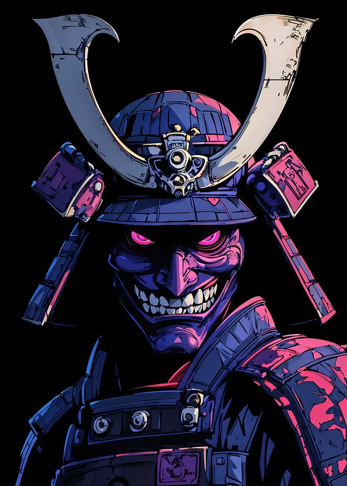 Cyberpunk Samurai Mask