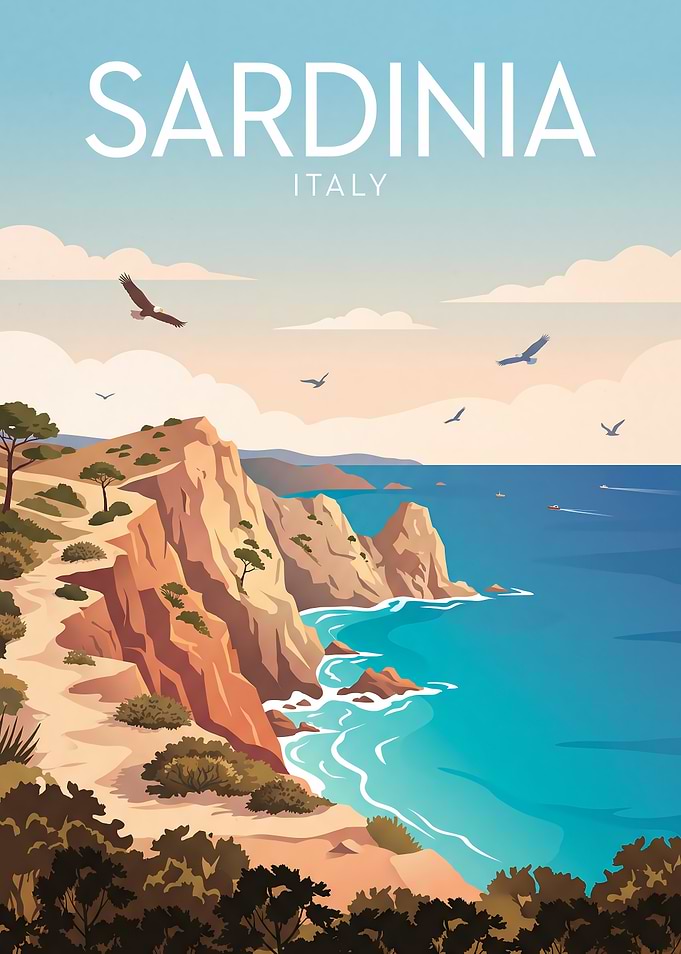 Sardinia Italy Coastal Landscape
