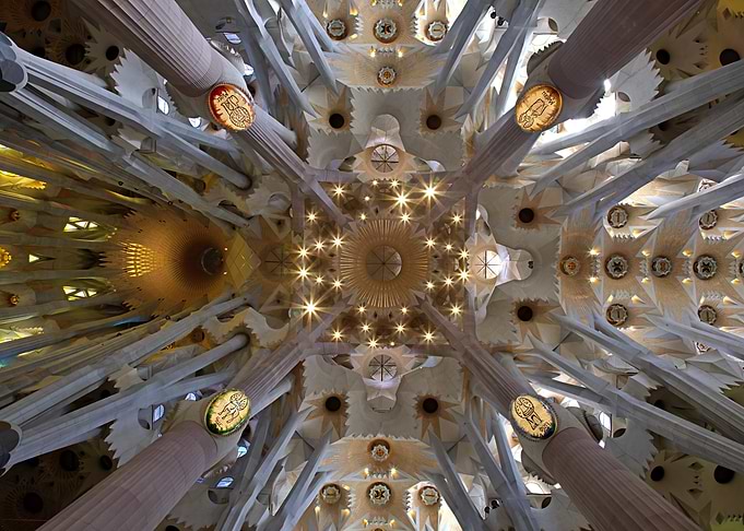 Sagrada Familia Ceiling