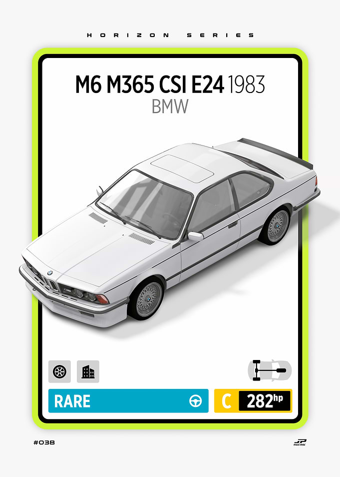 1983 BMW M6 CSI E24 Card
