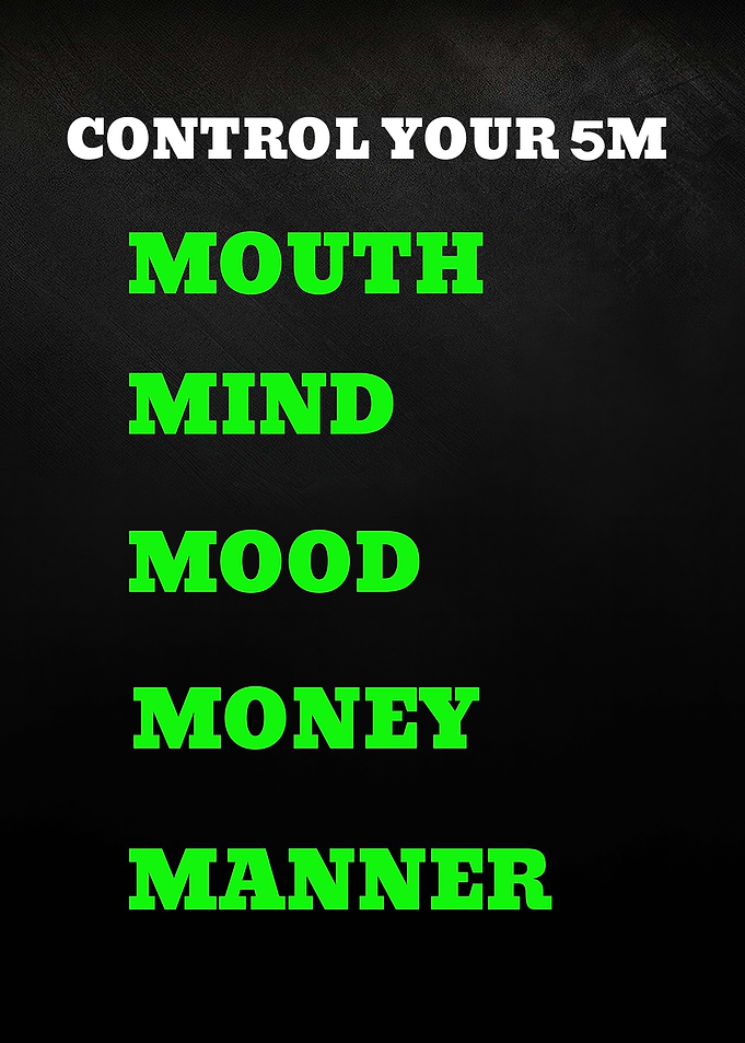 Control Your 5 M Motivational Poster