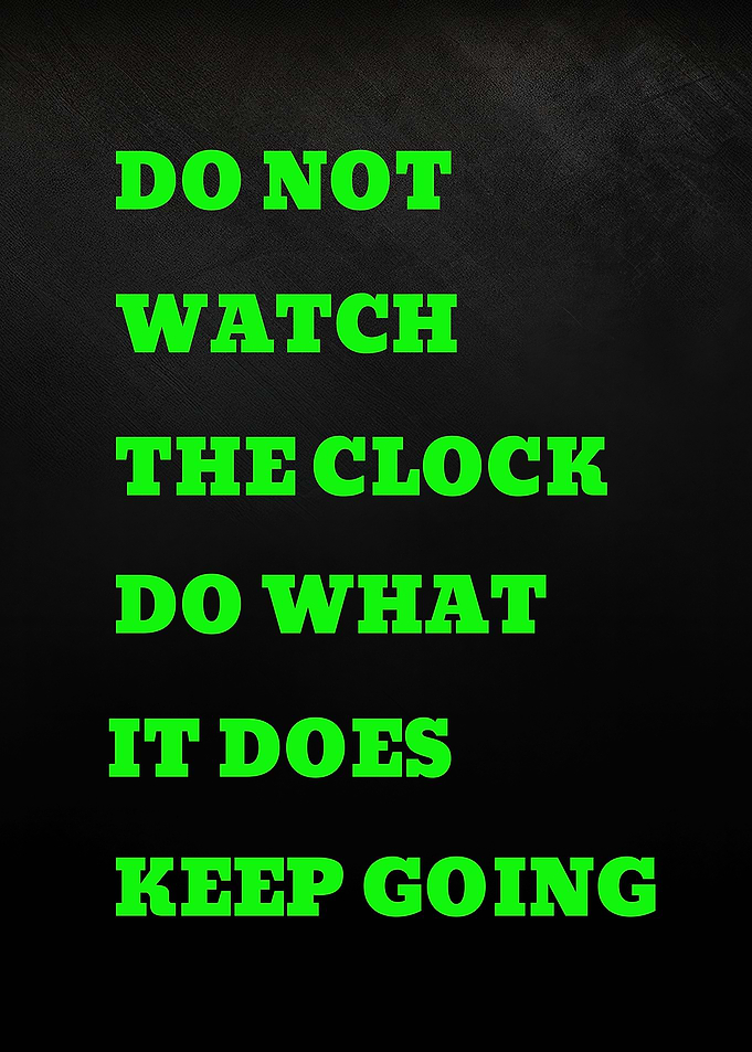 Motivational Text Art