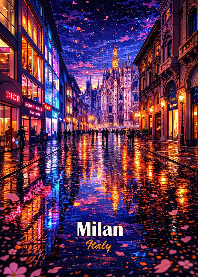 Milan Cathedral at Night