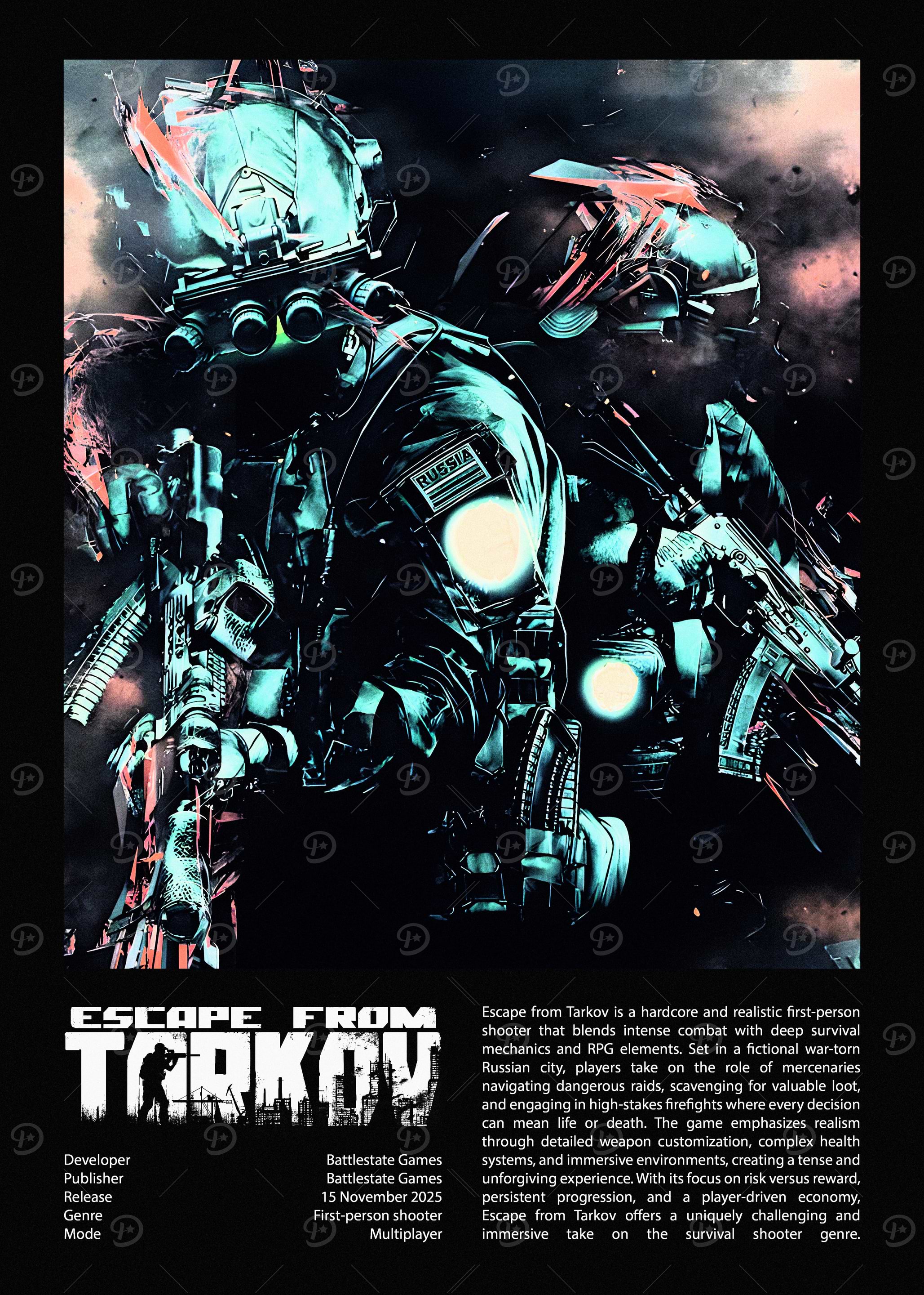 Tarkov Posters Online - Shop Unique Metal Prints, Pictures